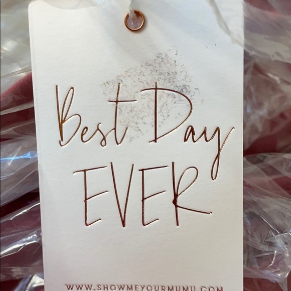 Show Me Your Mumu Jenn Tie Back Chiffon Gown - Picture 8 of 13